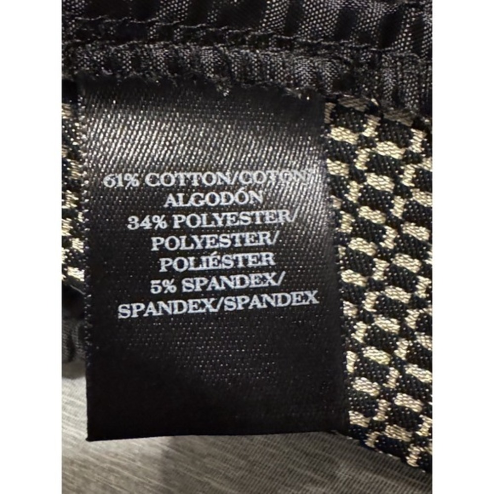 Women's Ann Taylor Gold & Black Textured‎ Pants – Size 8 - Picture 9 of 9